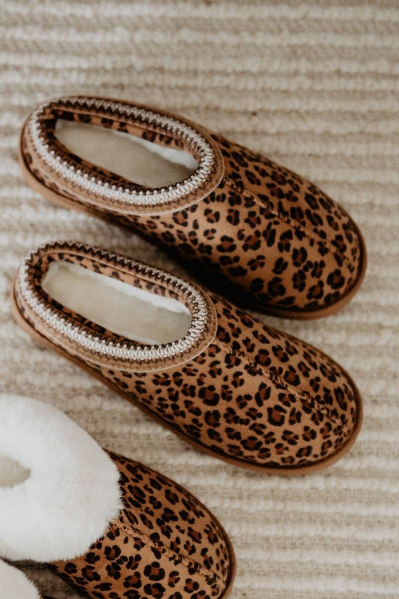 Leopard Print Slipps