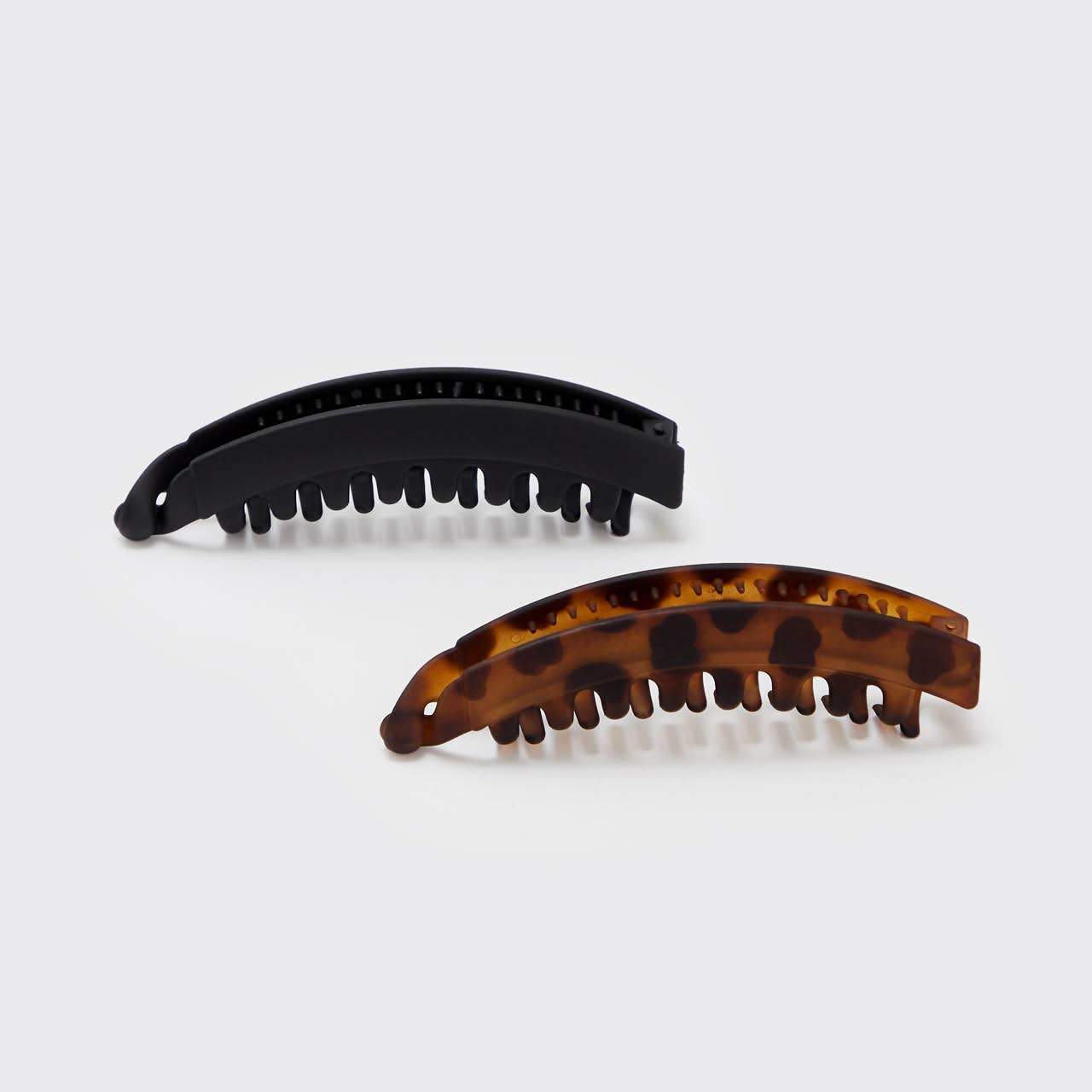 Kitsch | Banana Clips 2pc Set - Black & Tort