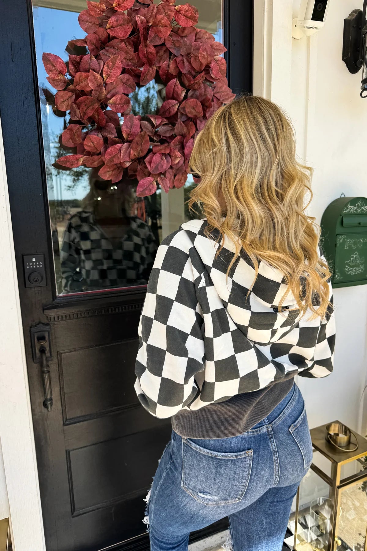 Cozy Checker Hoodie