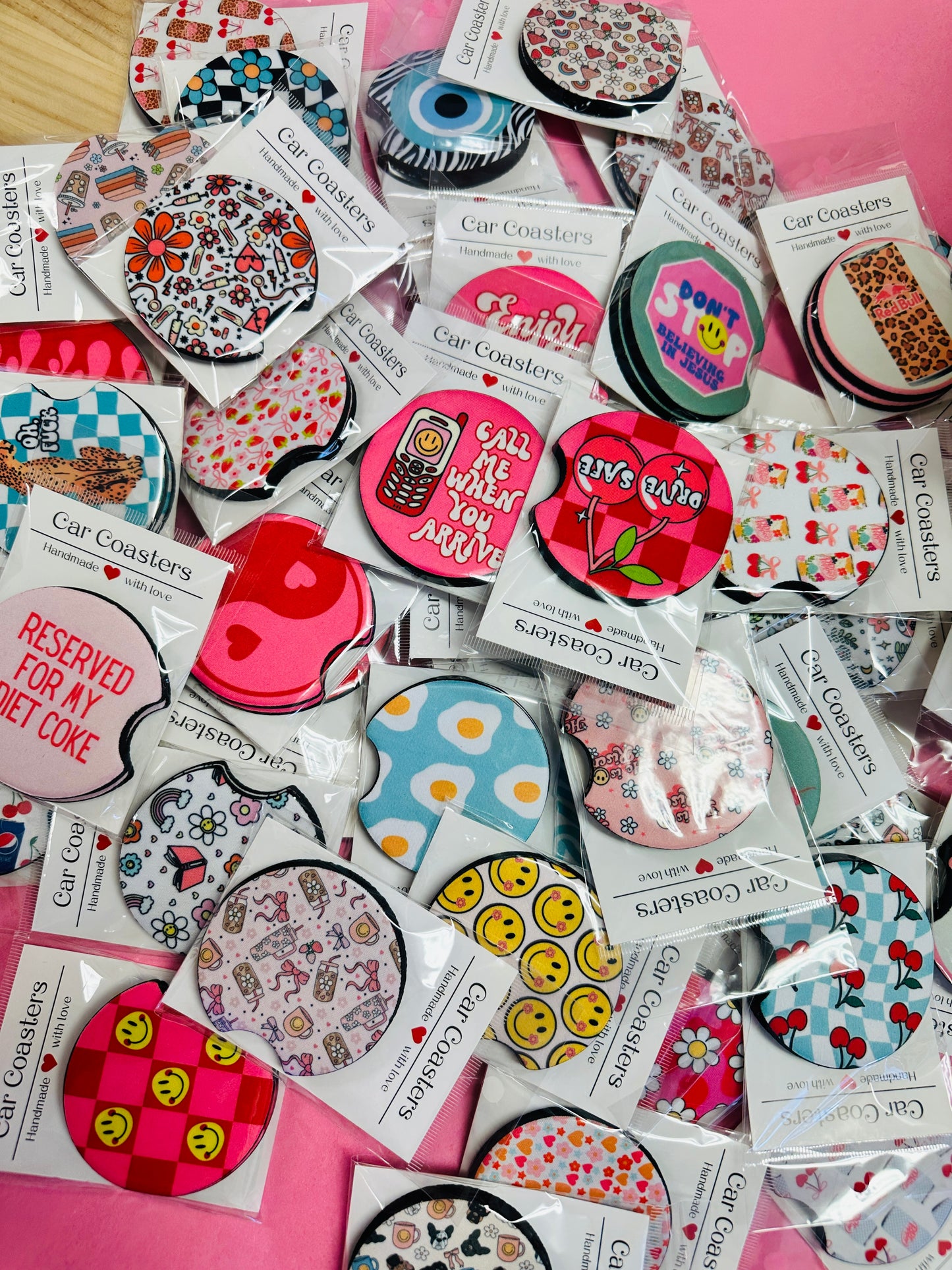 Golden Girl Car Coasters