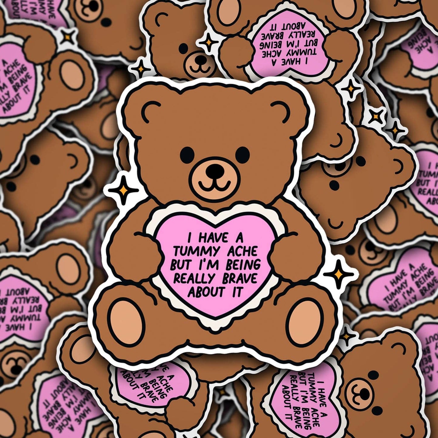 Vinyl Decal I Have A Tummy Ache