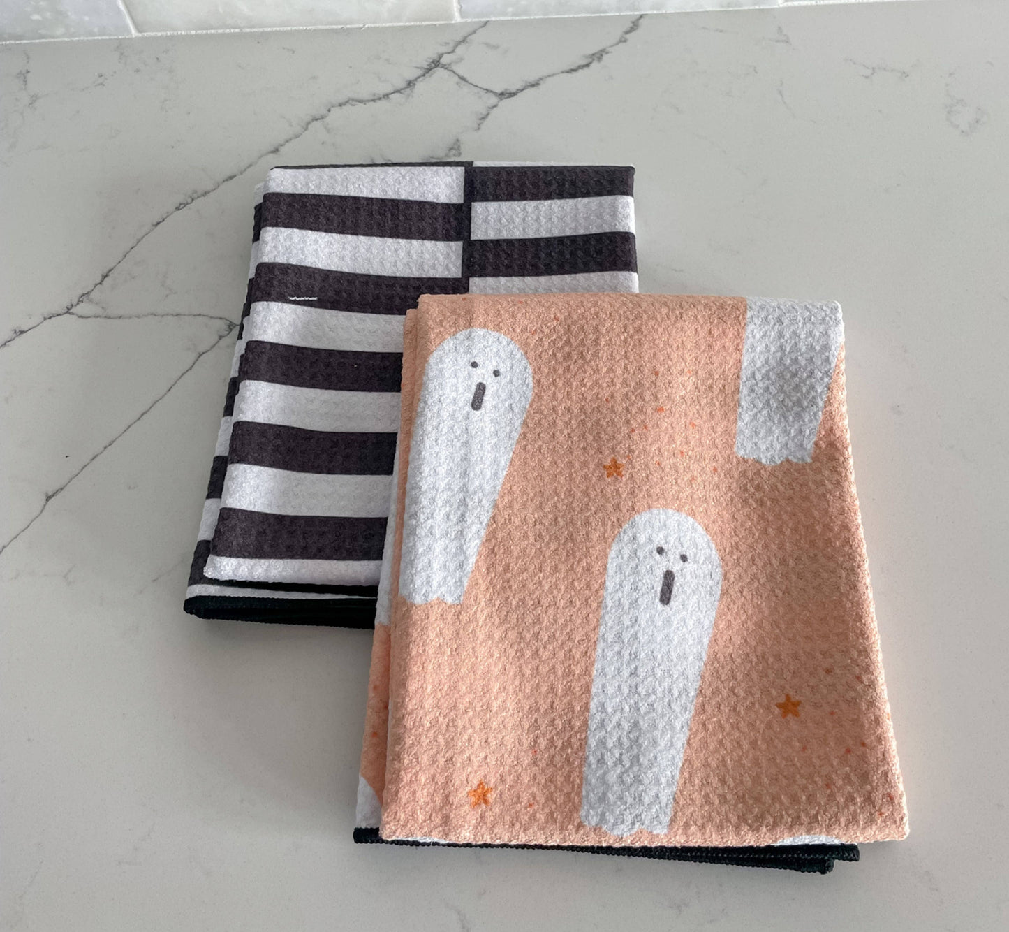 Bloom Towels | Spook Alley Waffle Knit Kitchen Towel
