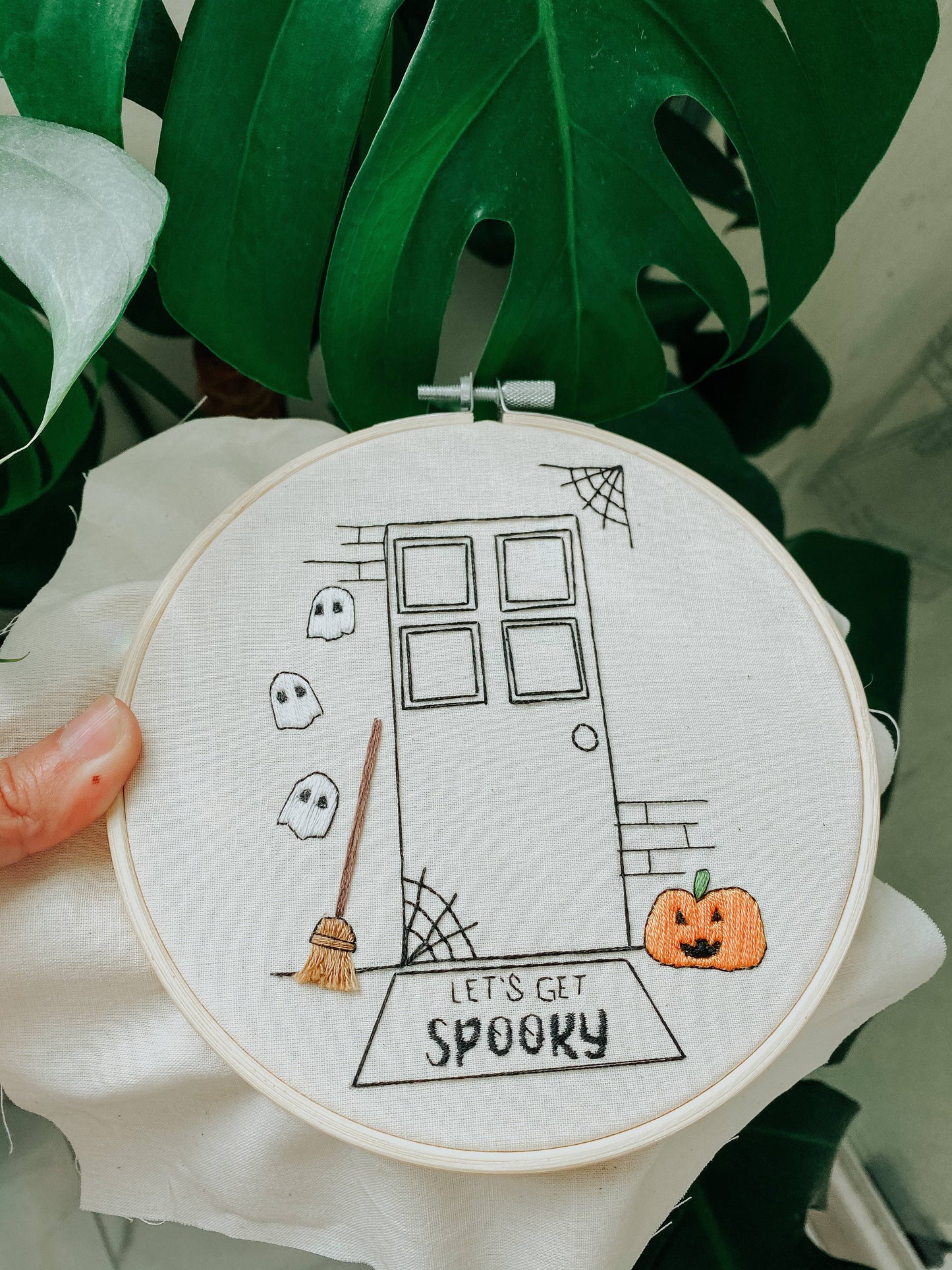 Intermediate Embroidery Kit | Let's Get Spooky Embroidery Ki