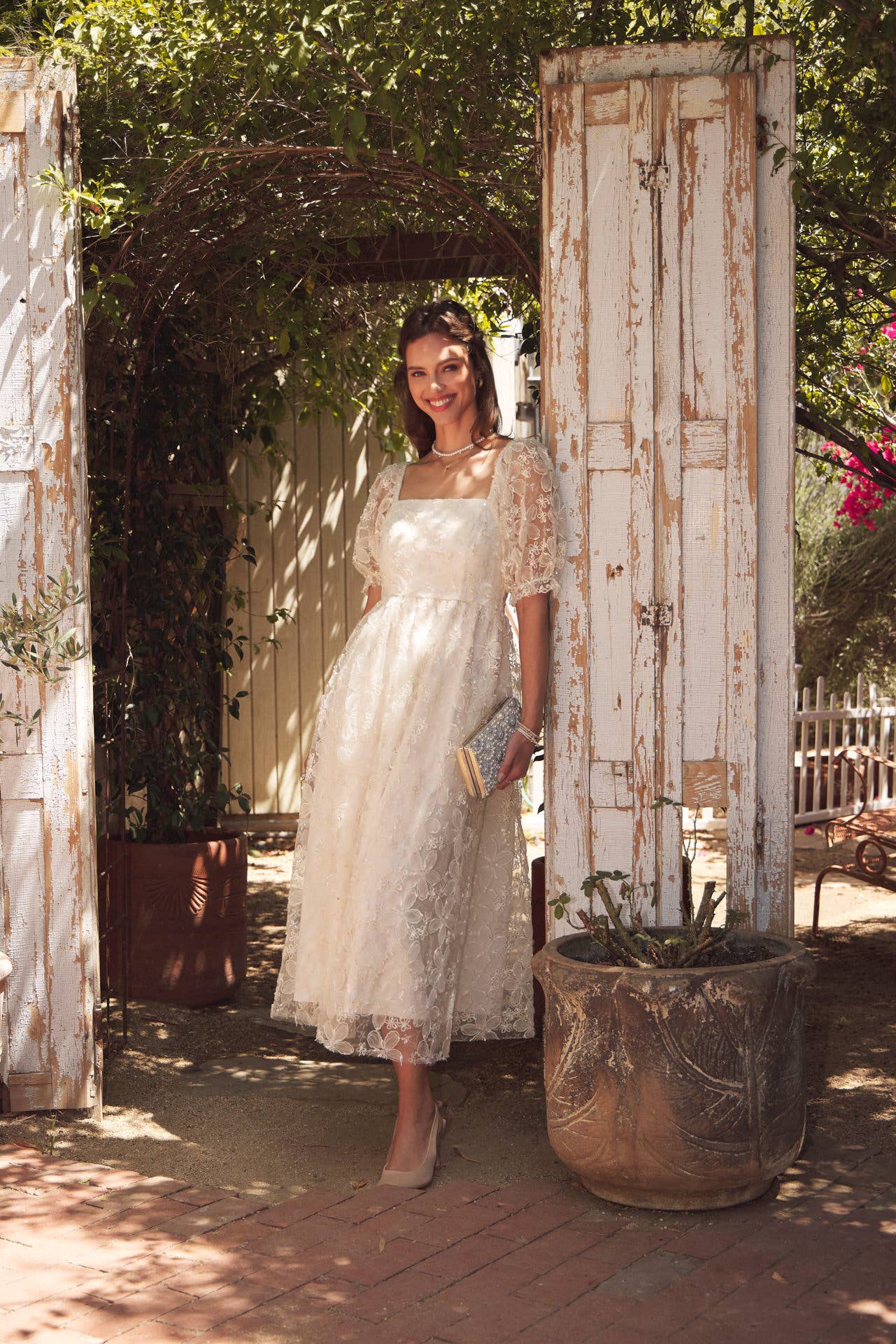 In February | Golden Grace Maxi Dress