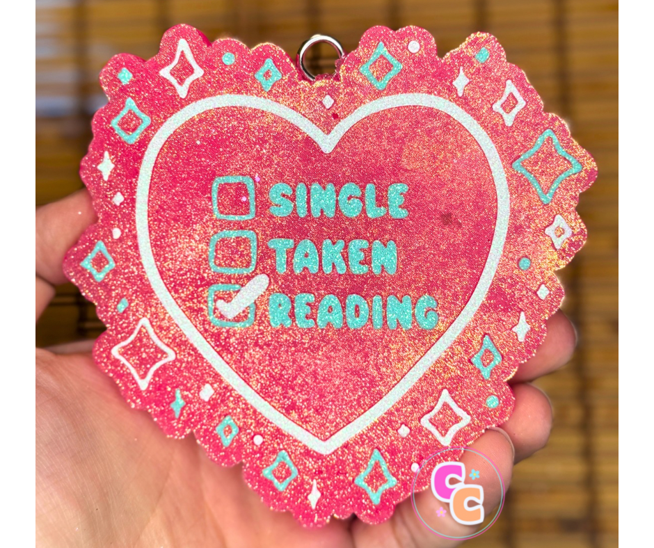 Single, Taken, Reading Freshie | Car Air Freshener