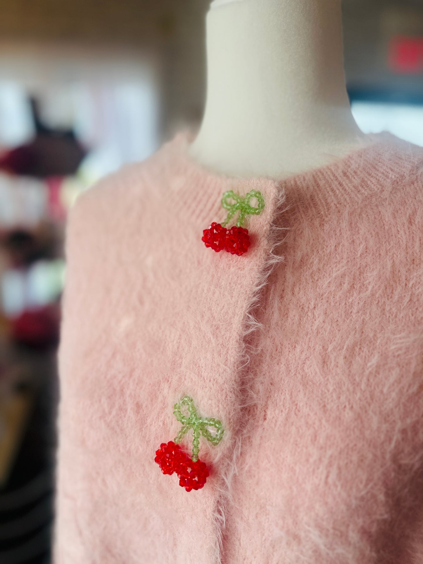 Dreamers By Debut | Cherry Days Fuzzy Sweater