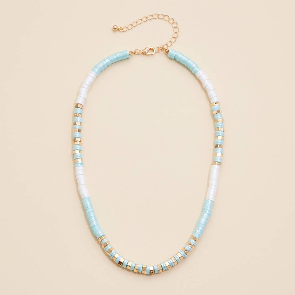 Beaded Basic Short Necklace