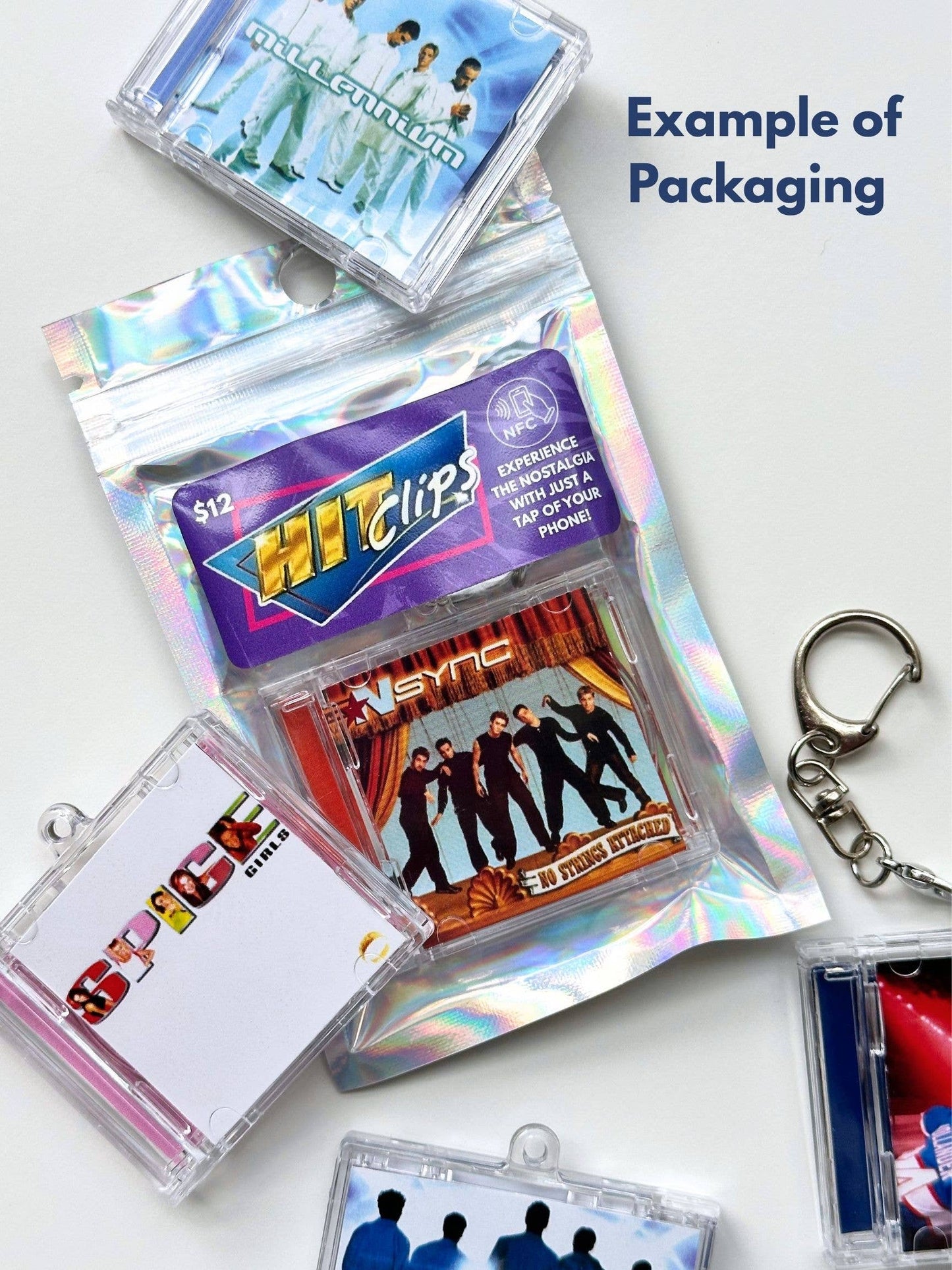 'Hit Clips' Mini CD Case Keychain - BSB Millennium
