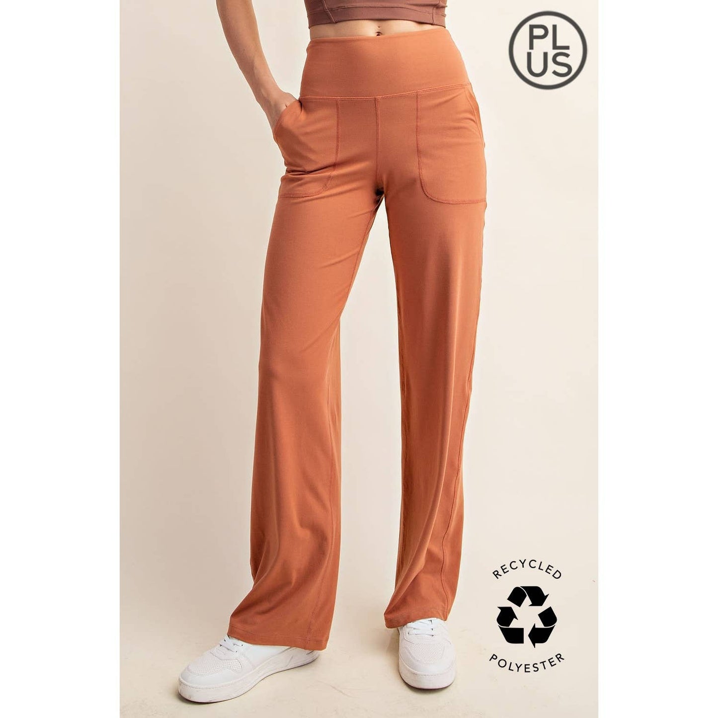 PLUS BUTTER SOFT STRAIGHT CASUAL YOGA PANTS