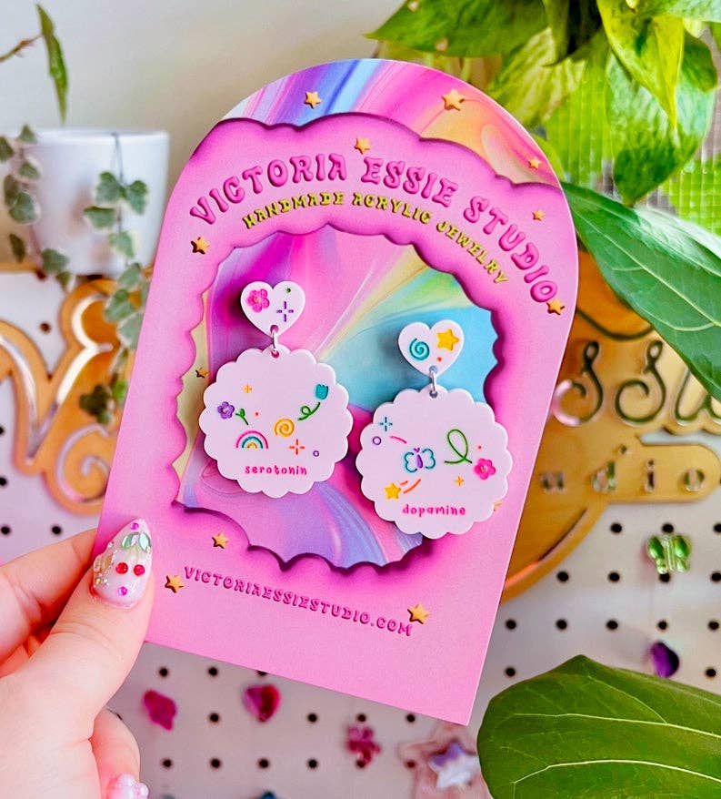 Serotonin & Dopamine Earrings