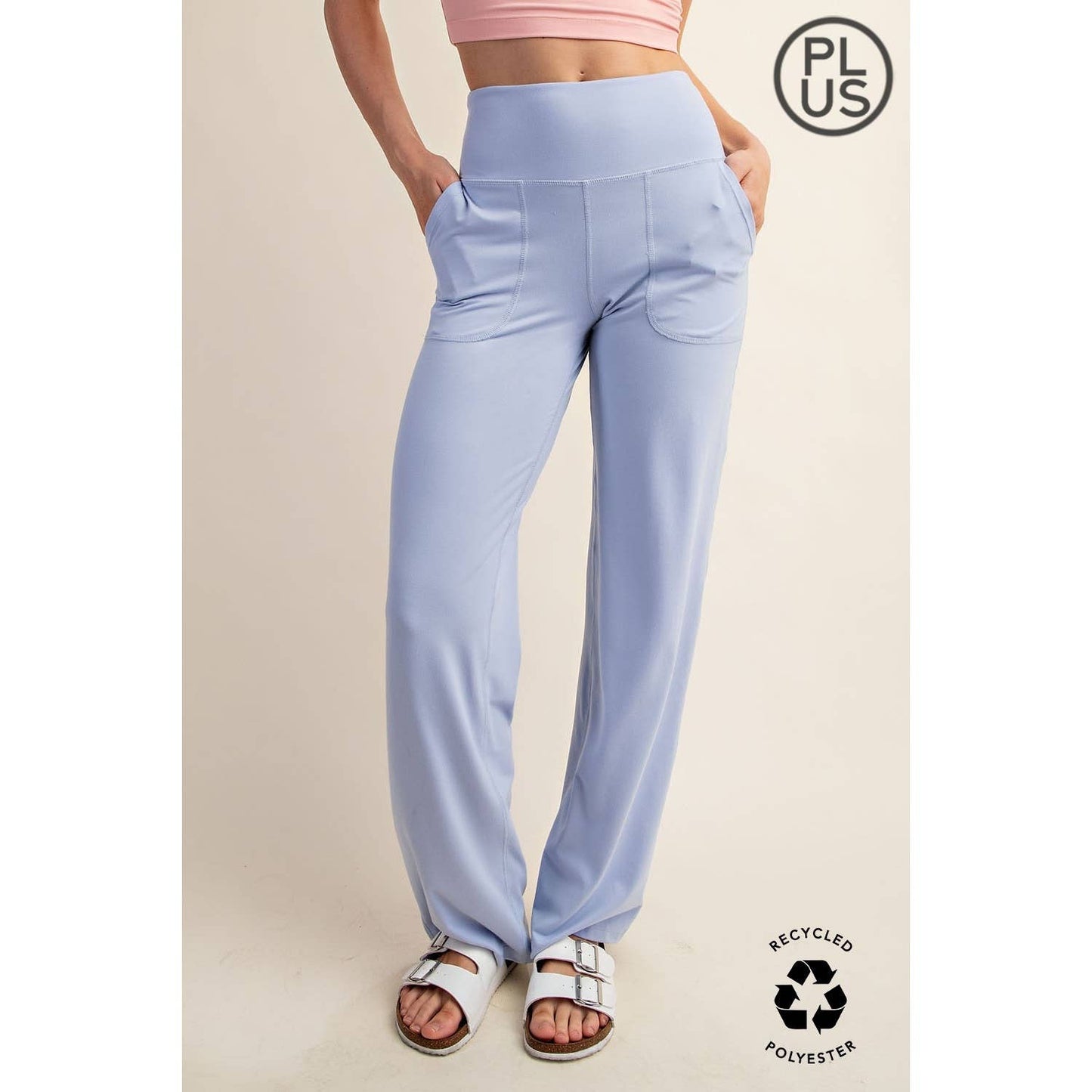 PLUS BUTTER SOFT STRAIGHT CASUAL YOGA PANTS