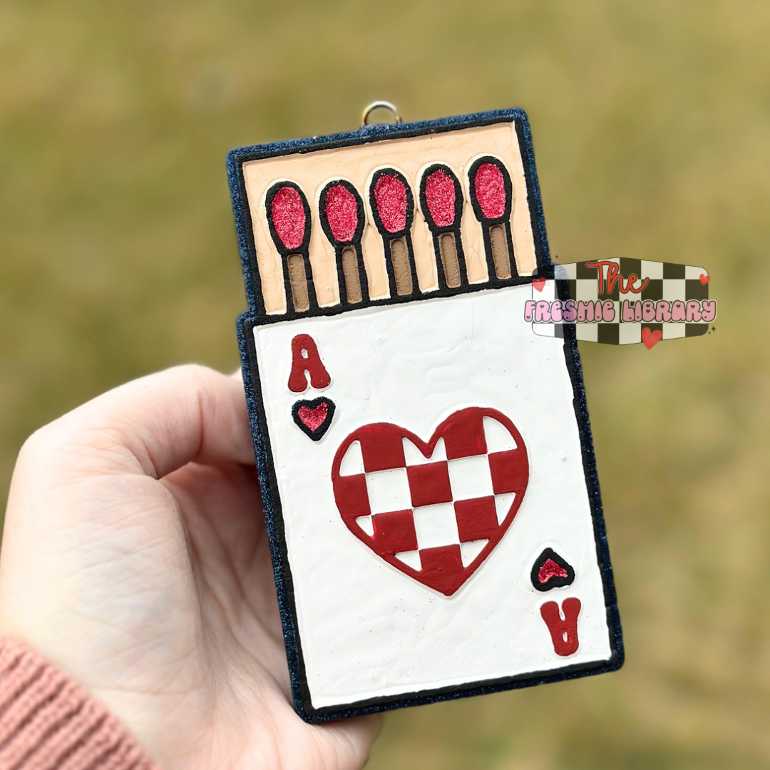 Ace of Hearts Matchbox Car Freshener