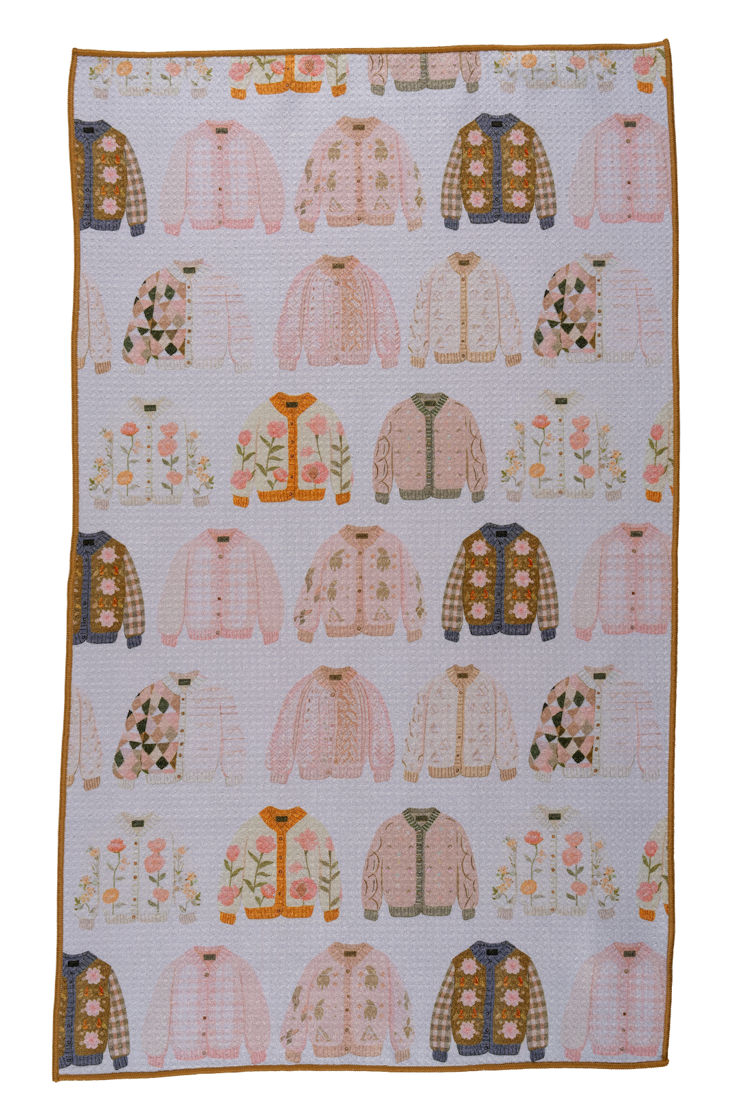 Bloom Towels | Cozy Cardigan Waffle Knit Kitchen Towel
