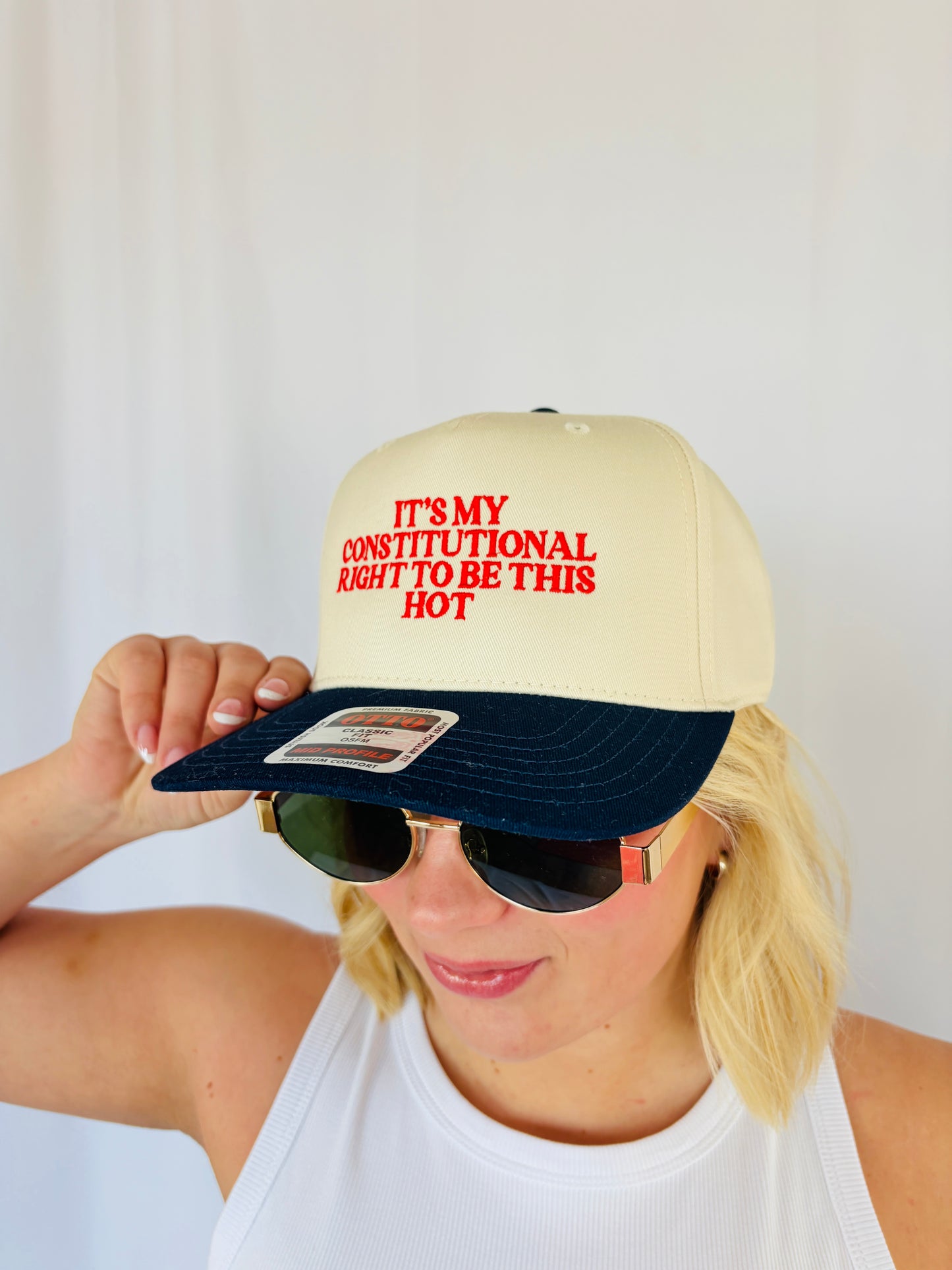It's My Constitutional Right To Be This Hot Embroidered Hat
