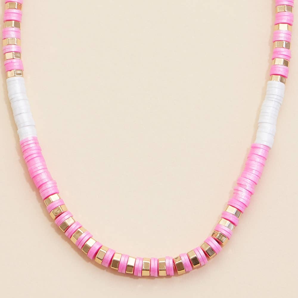 Beaded Basic Short Necklace
