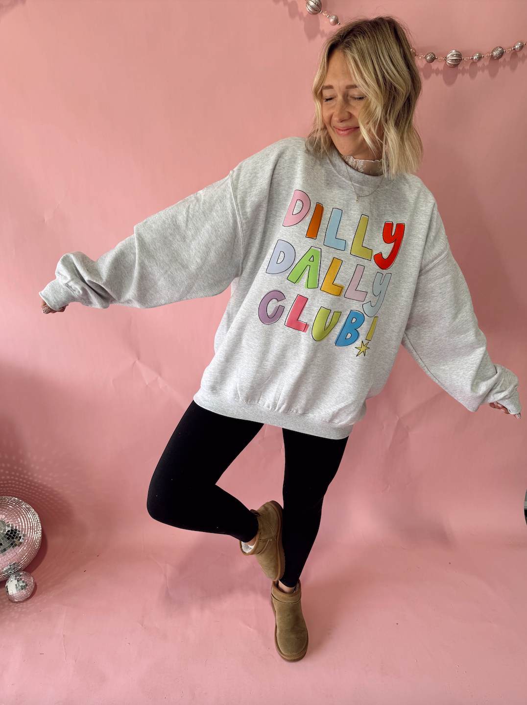 Dilly Dally Club Crewneck