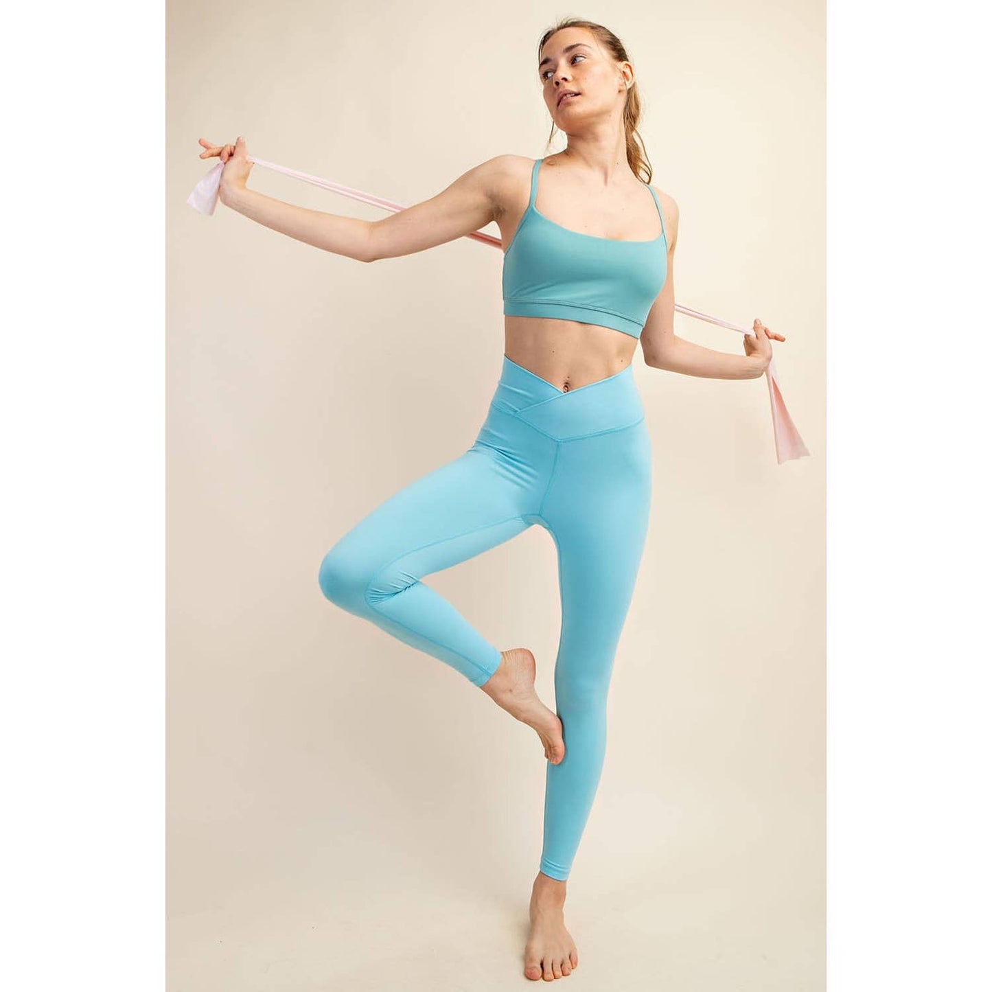 V WAIST FULL LENGTH LEGGINGS