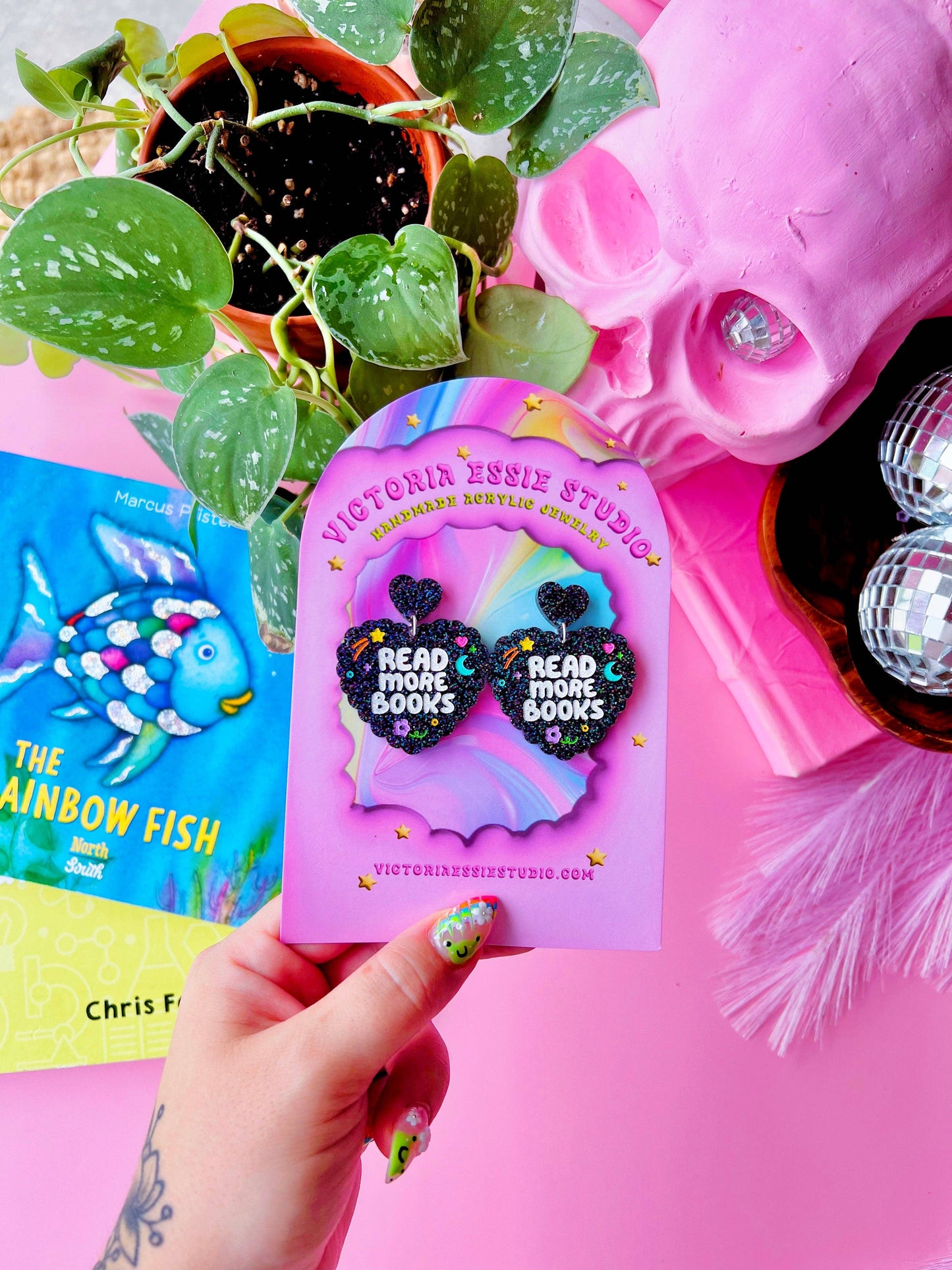 Read More Books Earrings