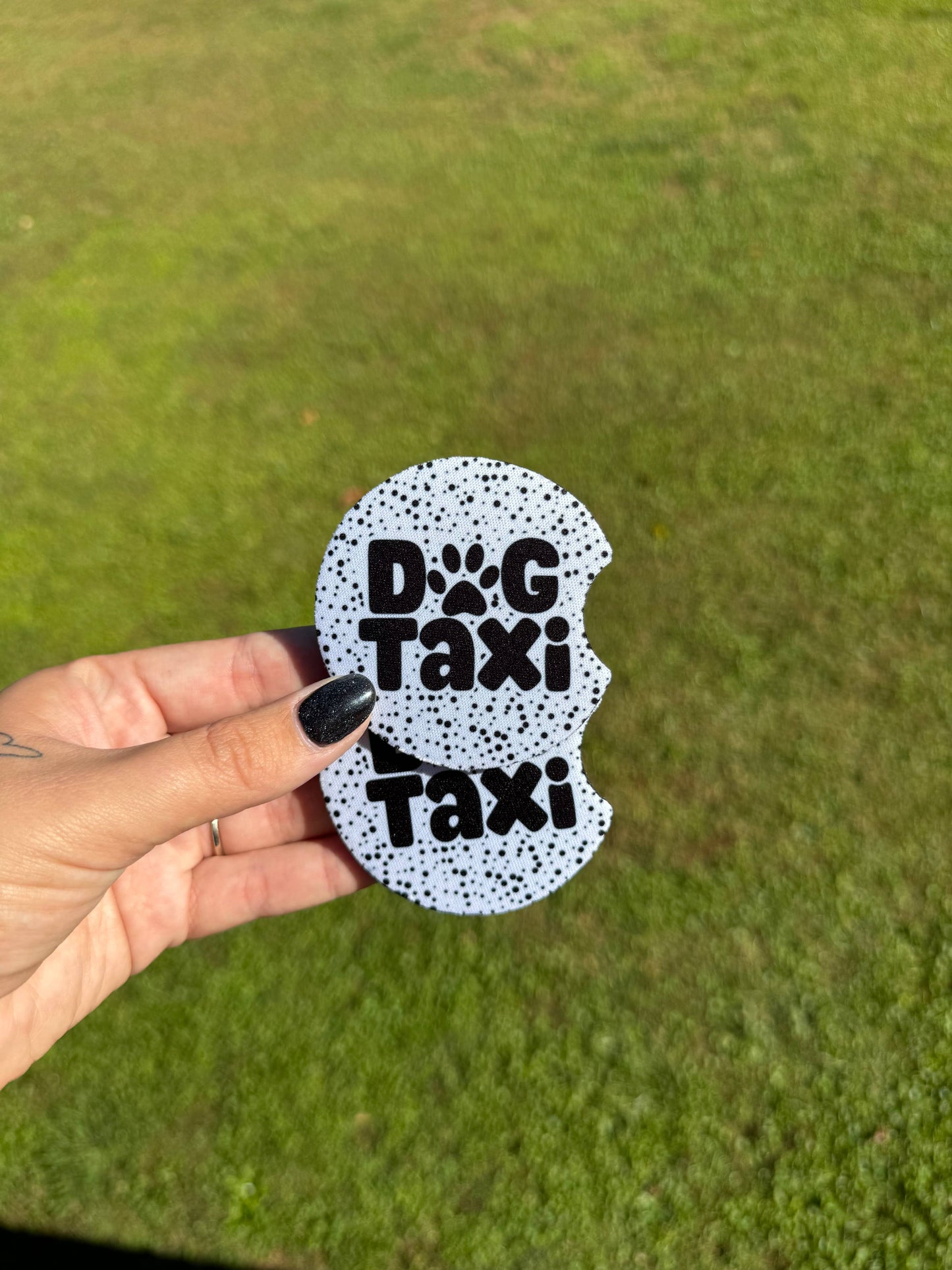 Dog Taxi Car Coaster Set