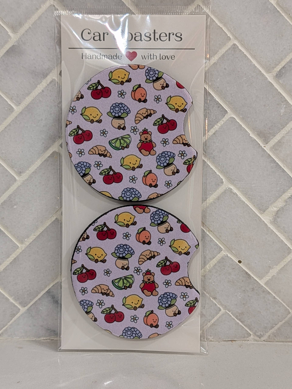 Cute Stuffies Lover Car Coasters