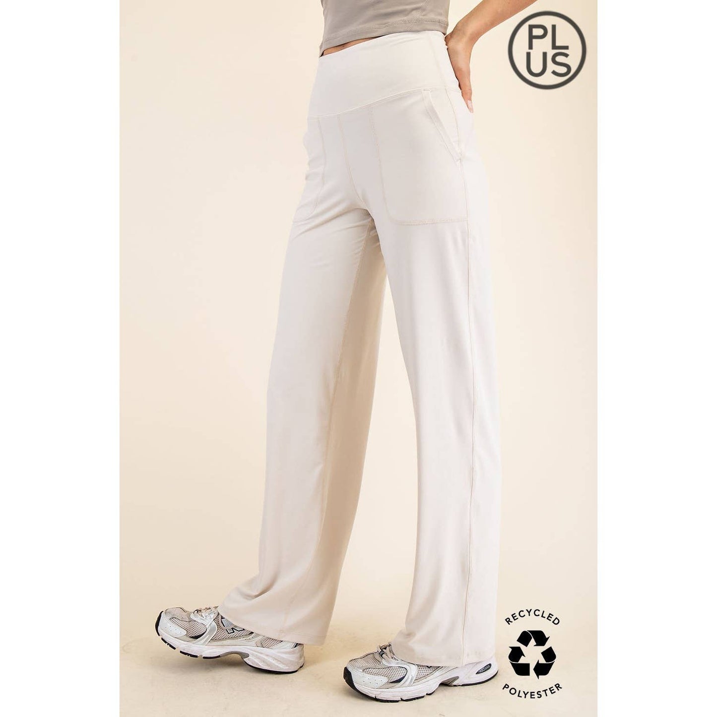 PLUS BUTTER SOFT STRAIGHT CASUAL YOGA PANTS