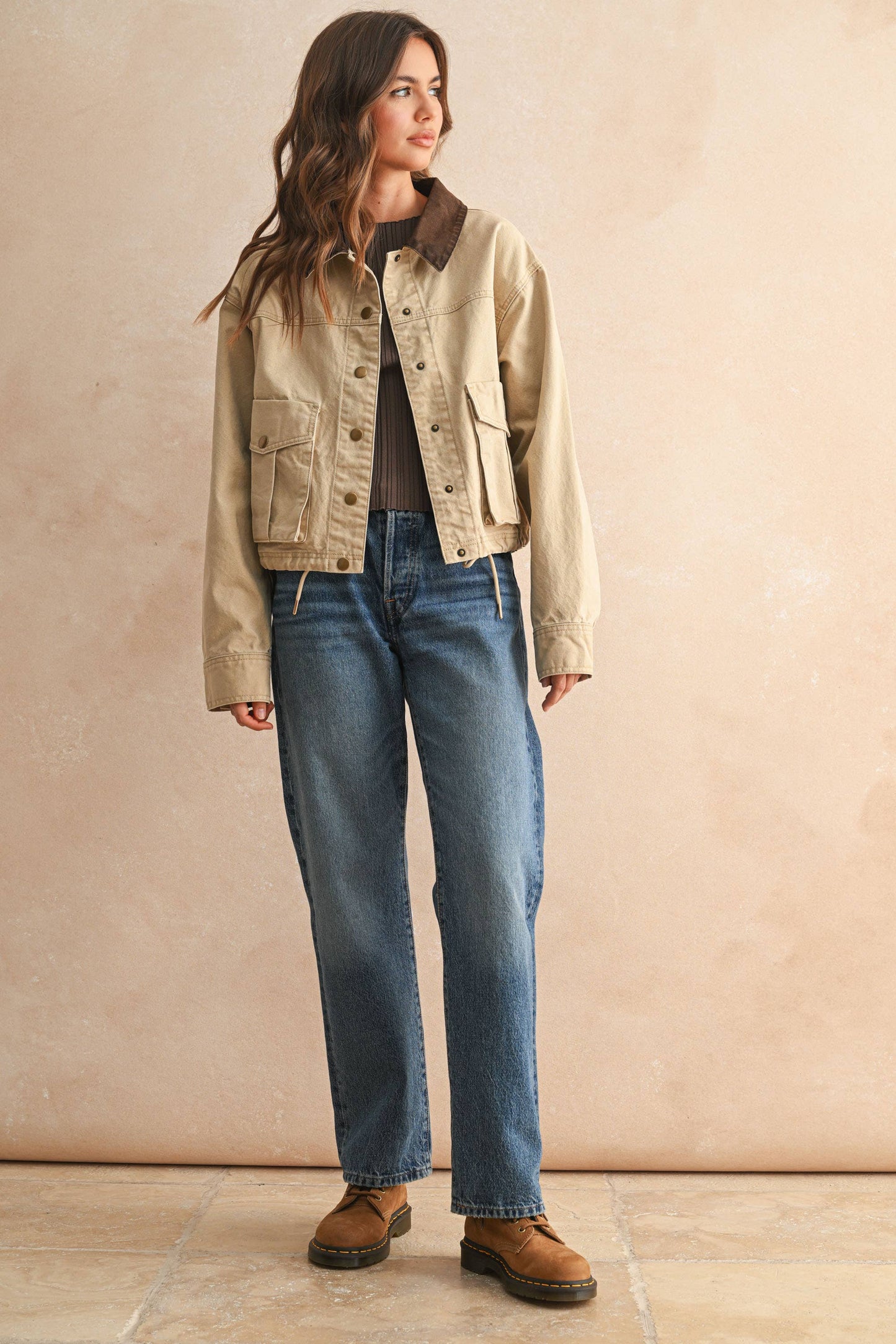 MIOU MUSE | 100% Cotton Gilmore Utility Jacket