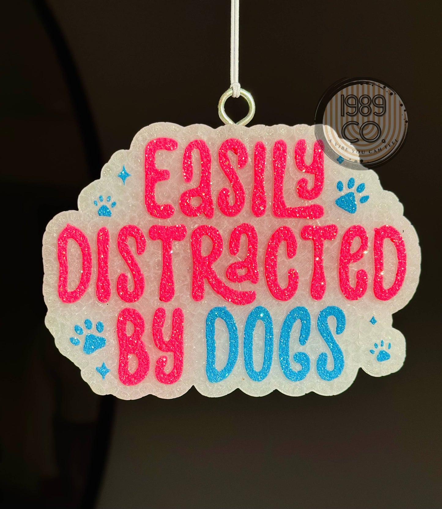 Easily Distracted By Dogs Car Freshie