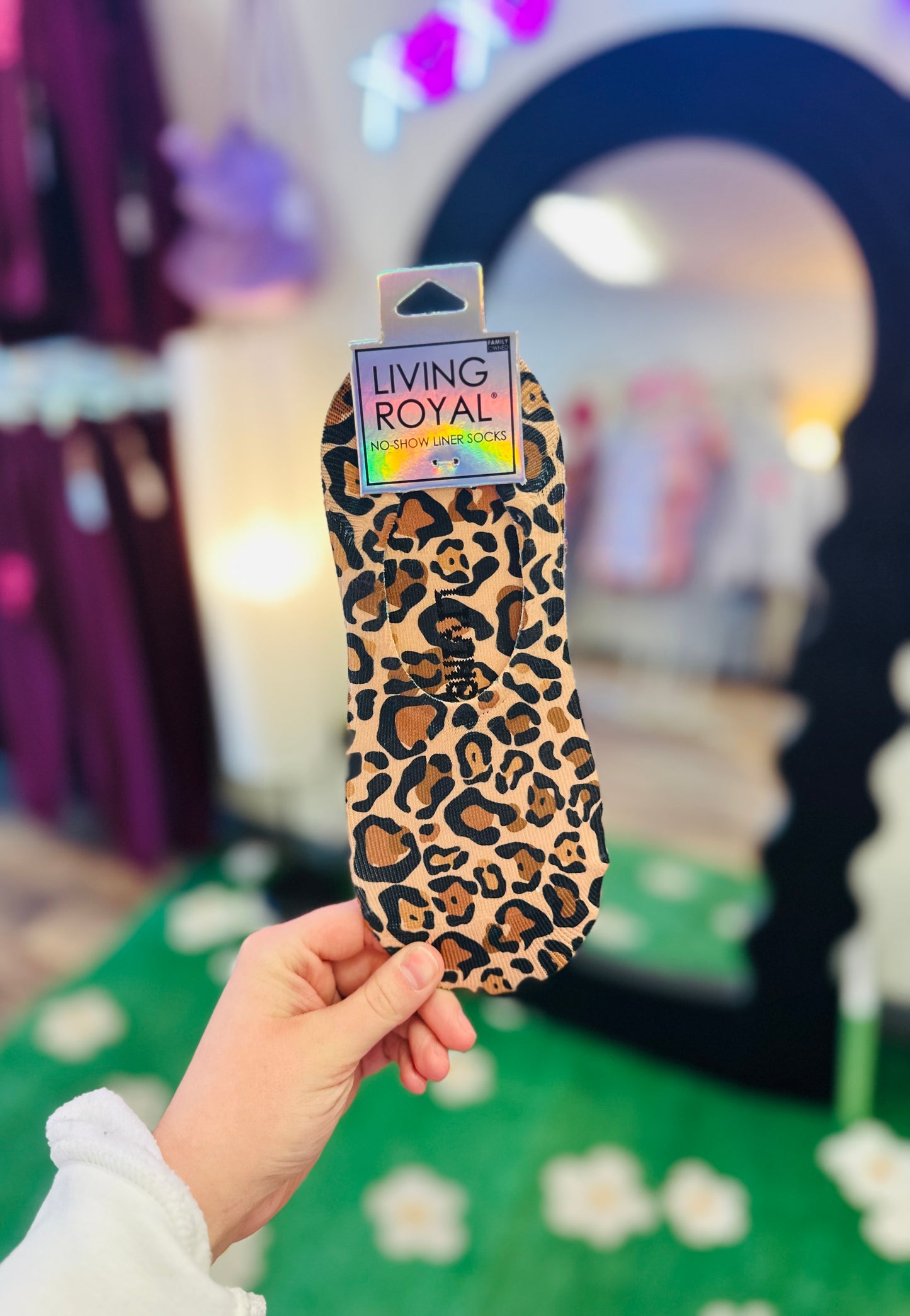 Walking in the Jungle-No-Show Socks