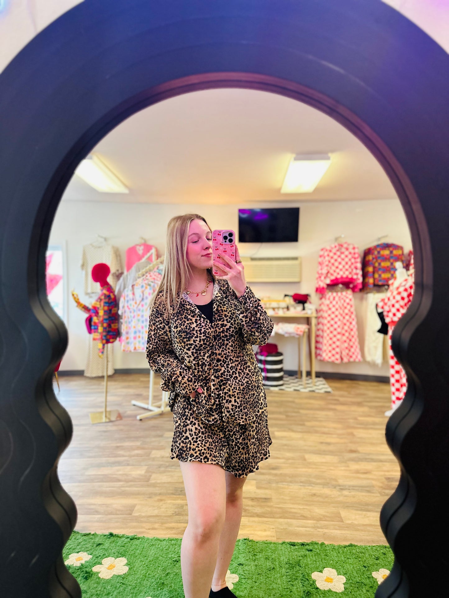 Cheetah Girl On Set