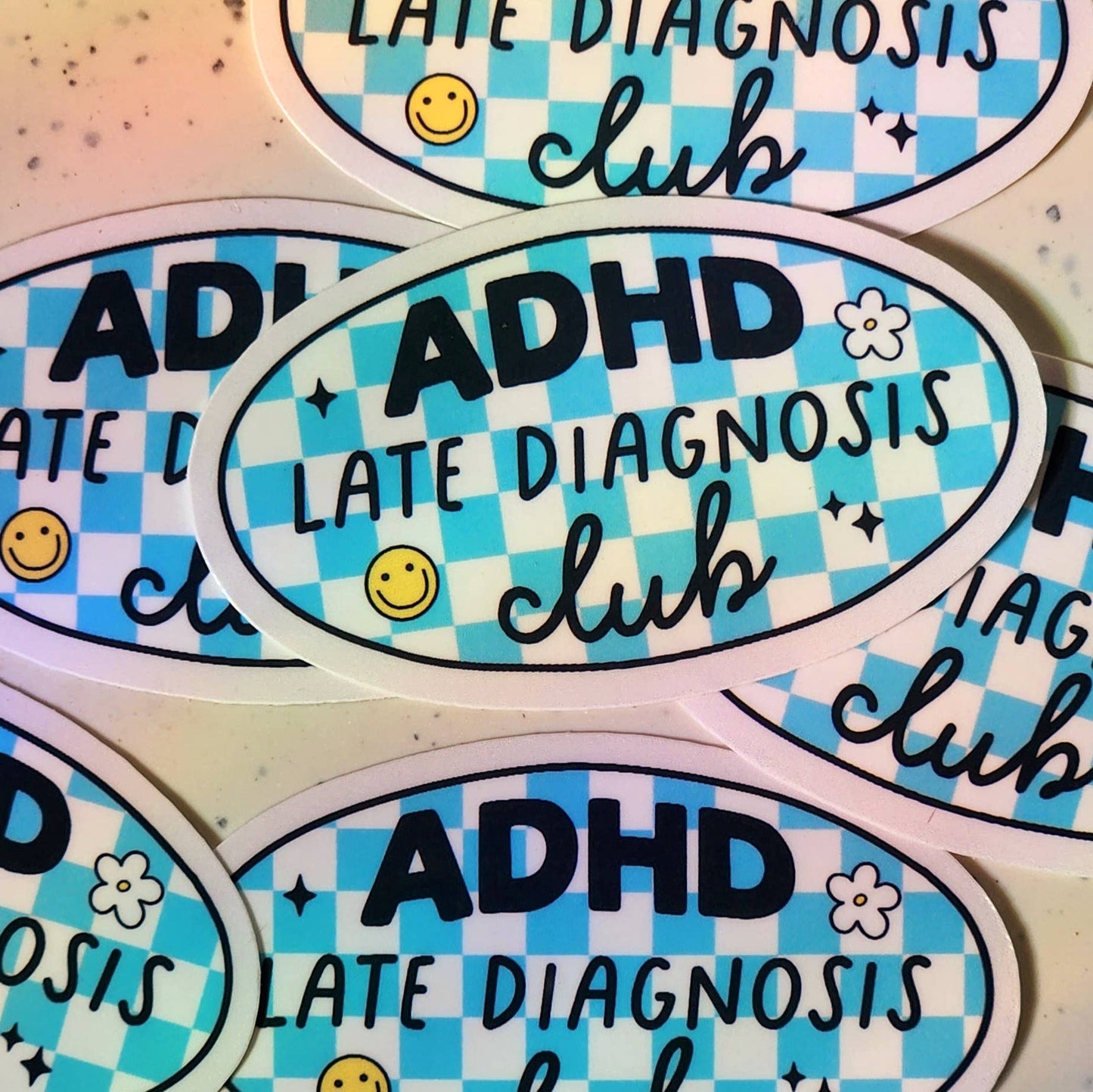 Adhd sticker neurodivergent late diagnosishydroflask planner