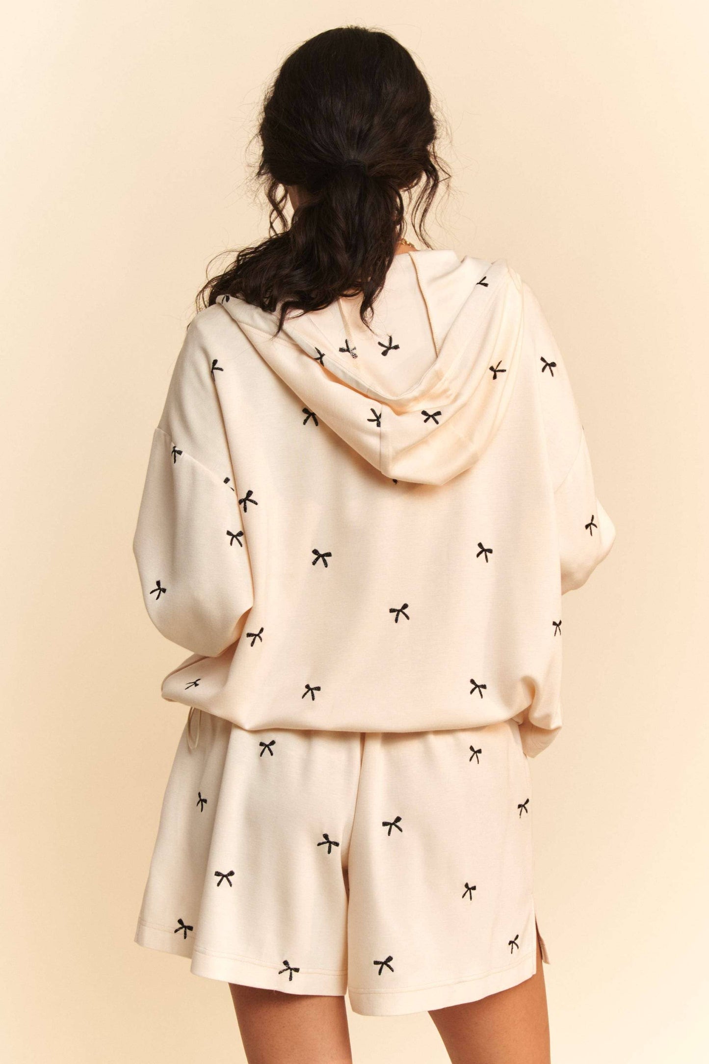 Embroidered Bow Set-TOP