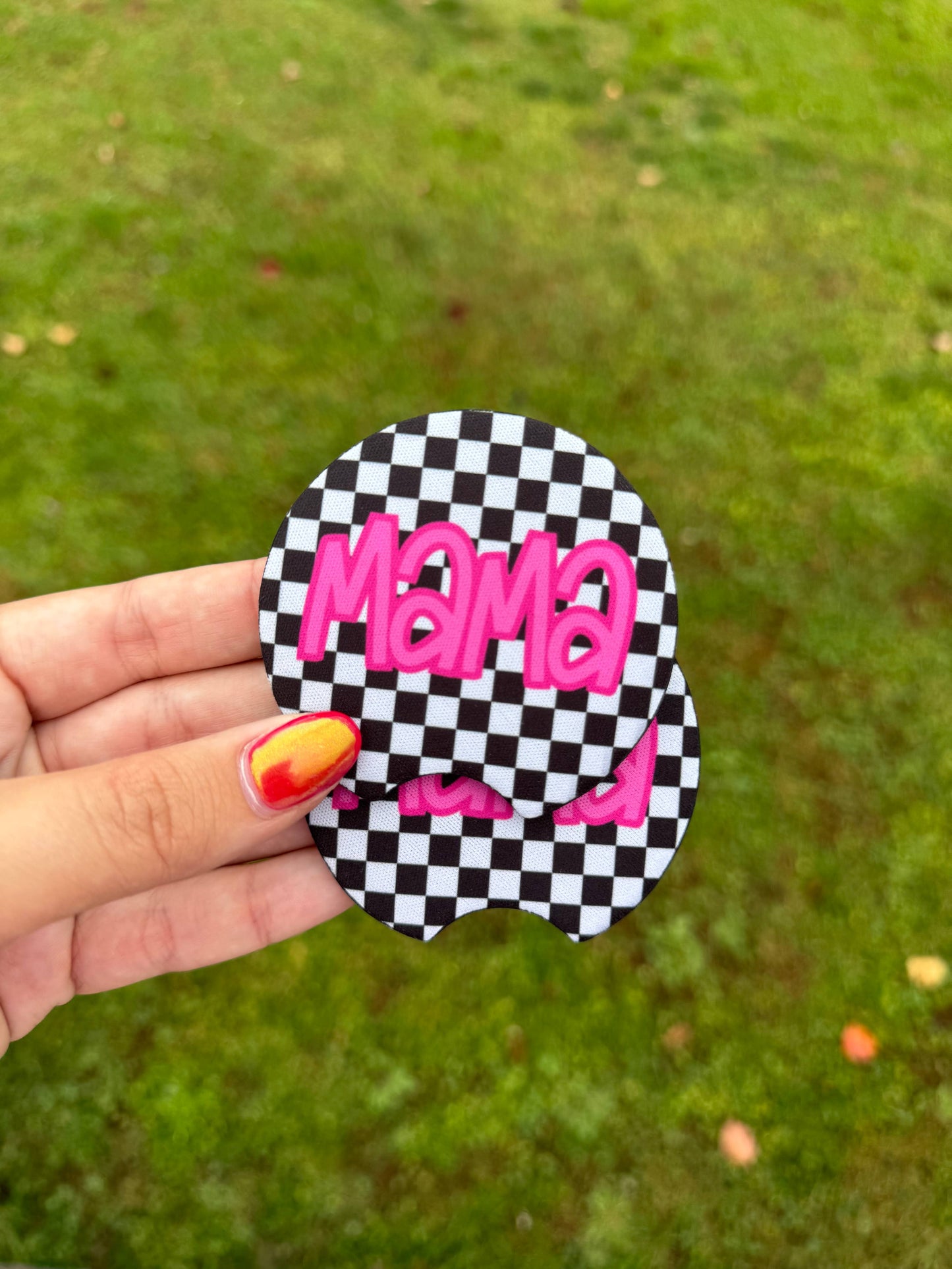 Neon Mama Car Coaster Set
