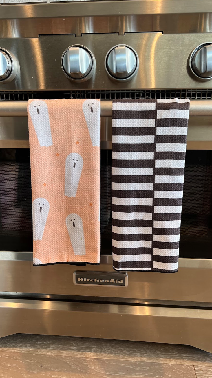 Bloom Towels | Spook Alley Waffle Knit Kitchen Towel