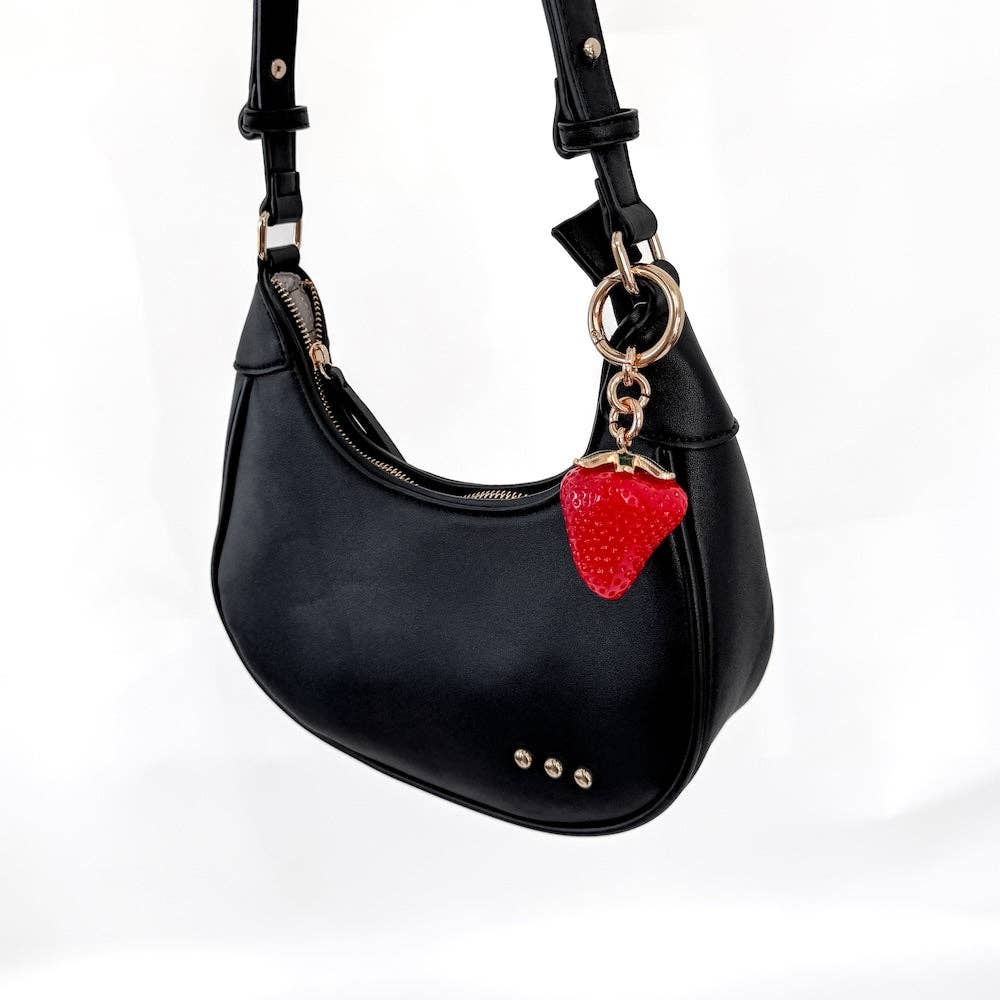 The Big Juicy Strawberry Bag Charm