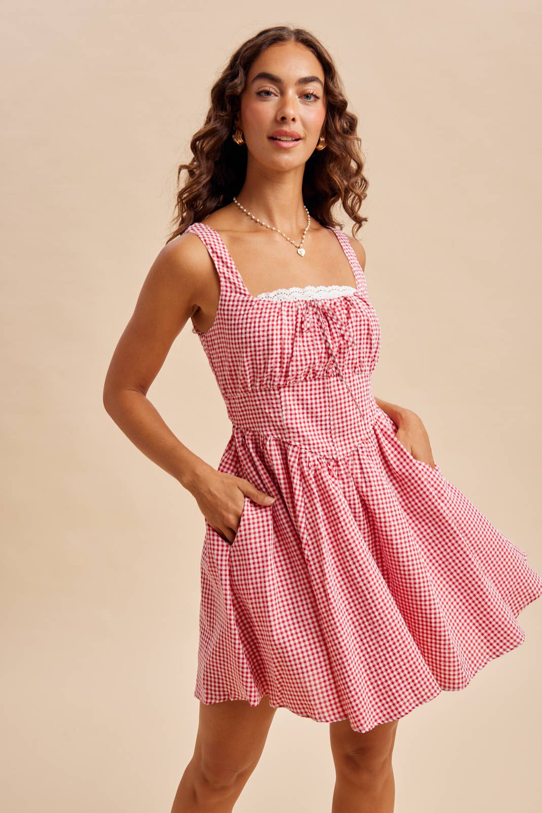 Milkmaid Baby Drop Waist Dress