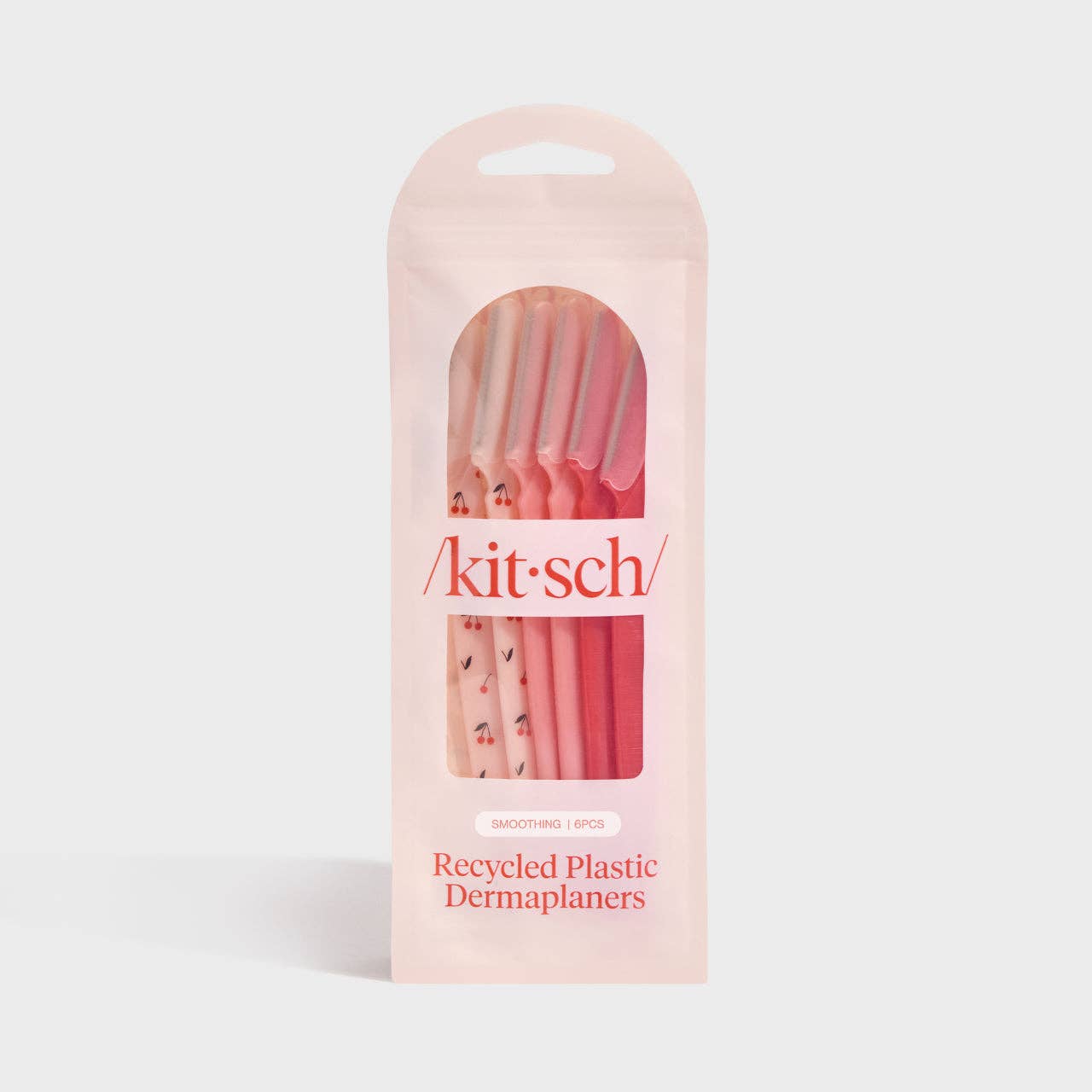 Kitsch | Recycled Plastic Dermaplaners 6pc Set - Asstd Cherry Blossom
