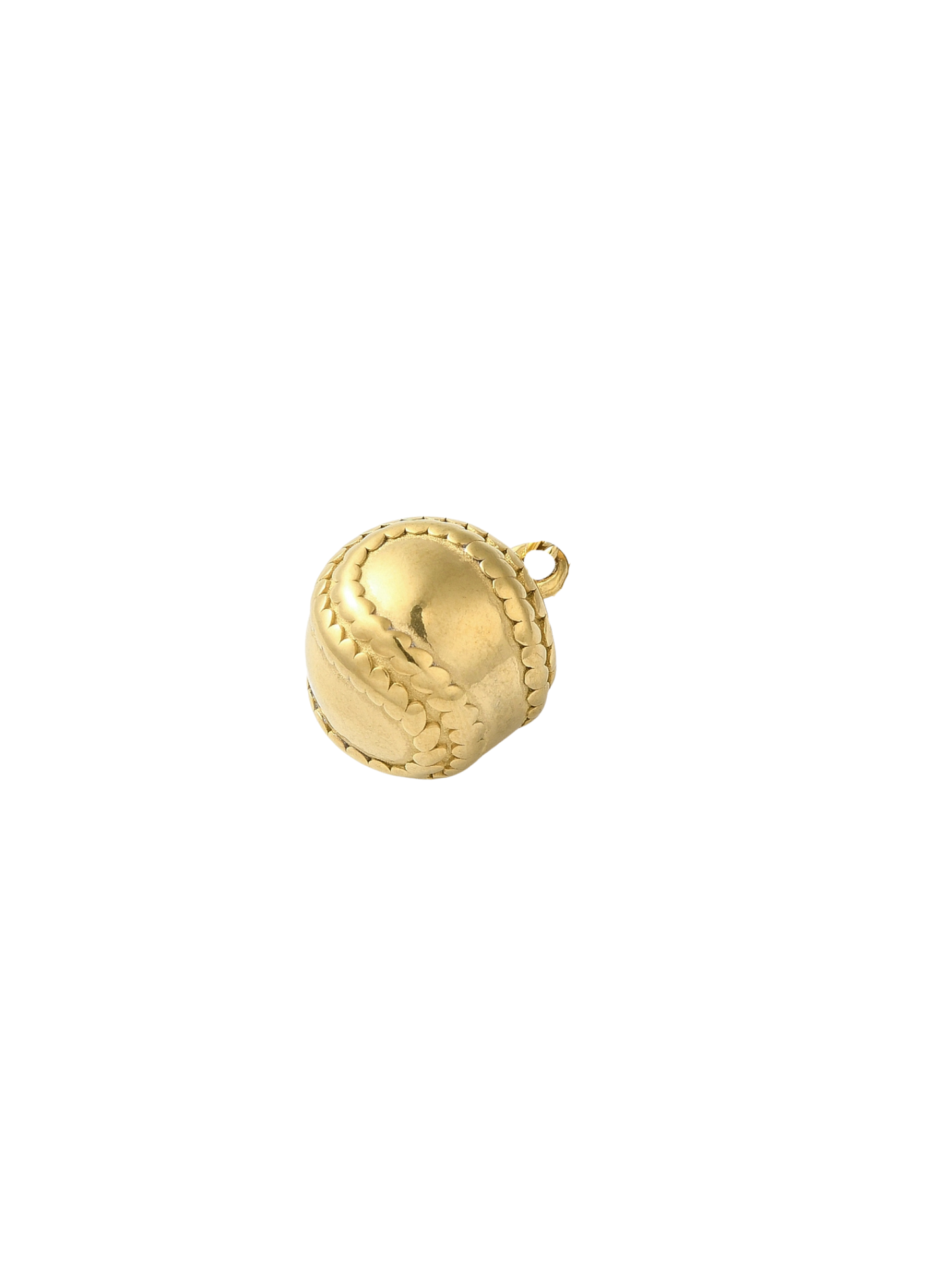* Gold Baseball Charm
