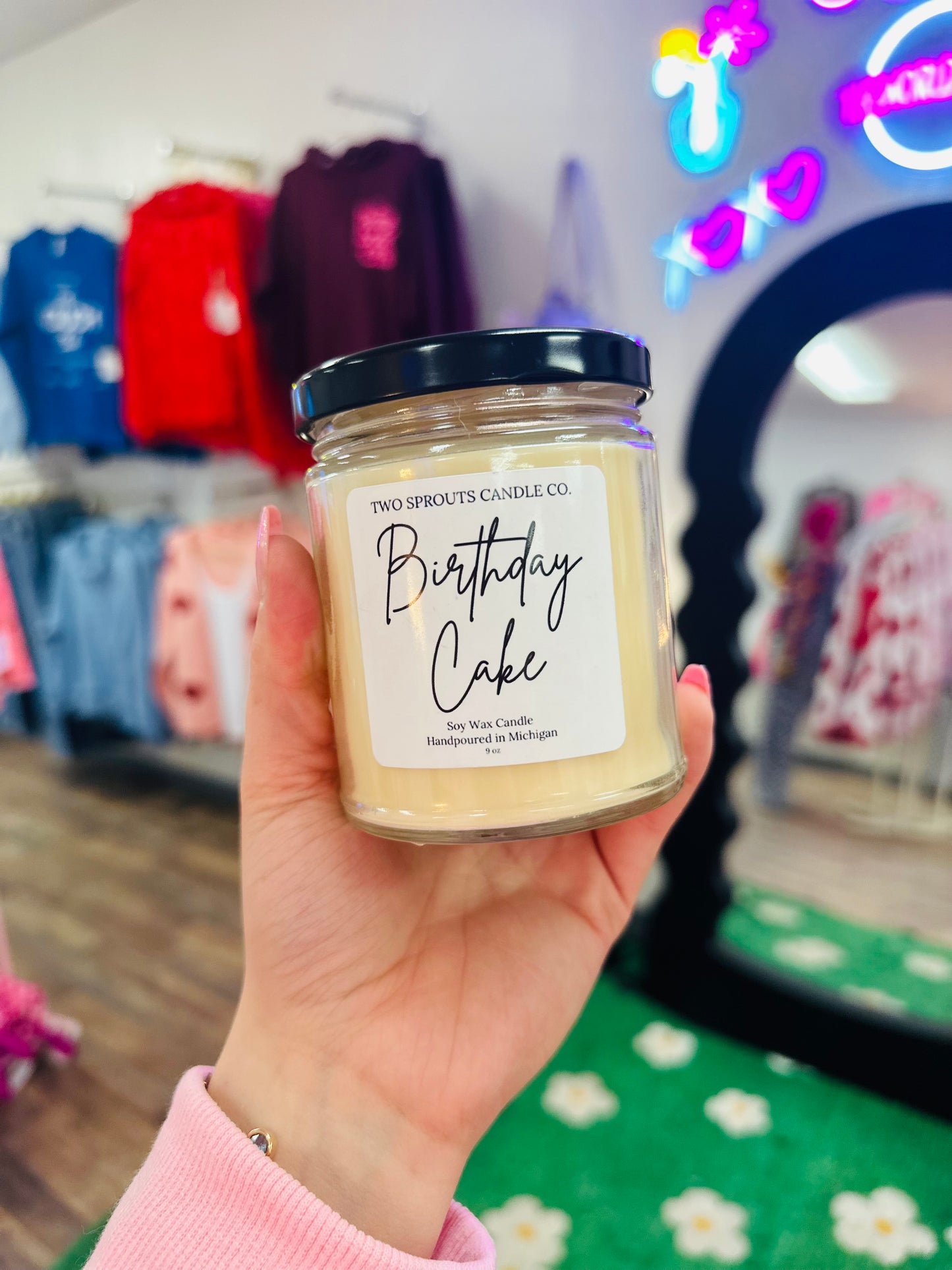 9 oz Birthday Cake Candle