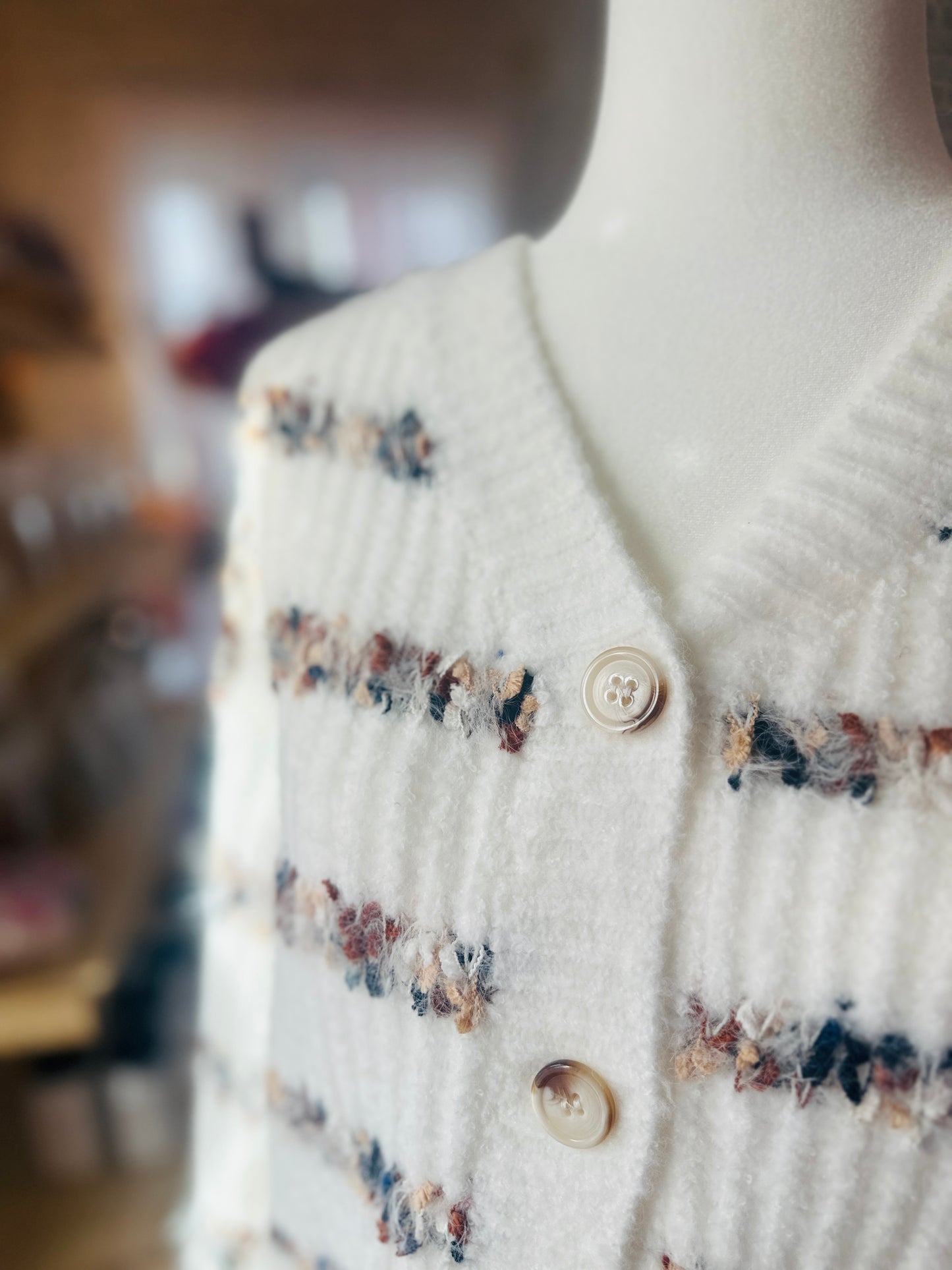 Hem & Thread | Trio Crochet Stripe Sweater