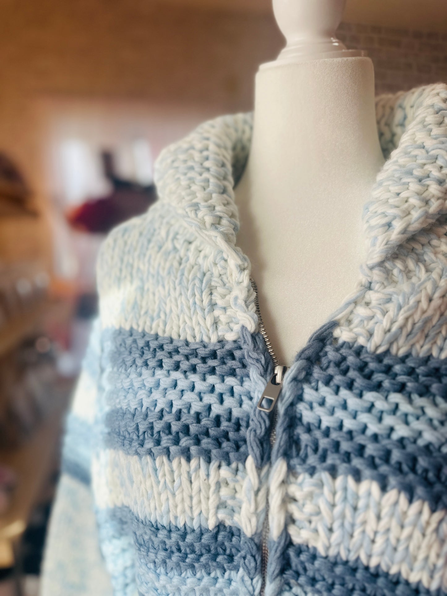 Dreamers by Debut | Ski Season Knit Zip-Up