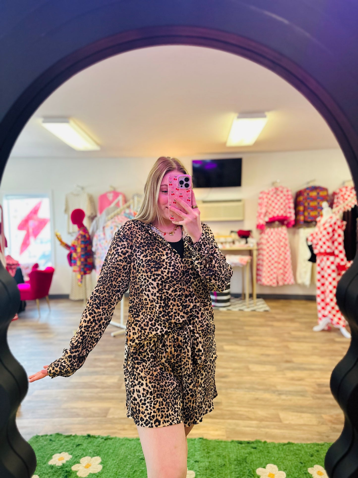 Cheetah Girl On Set