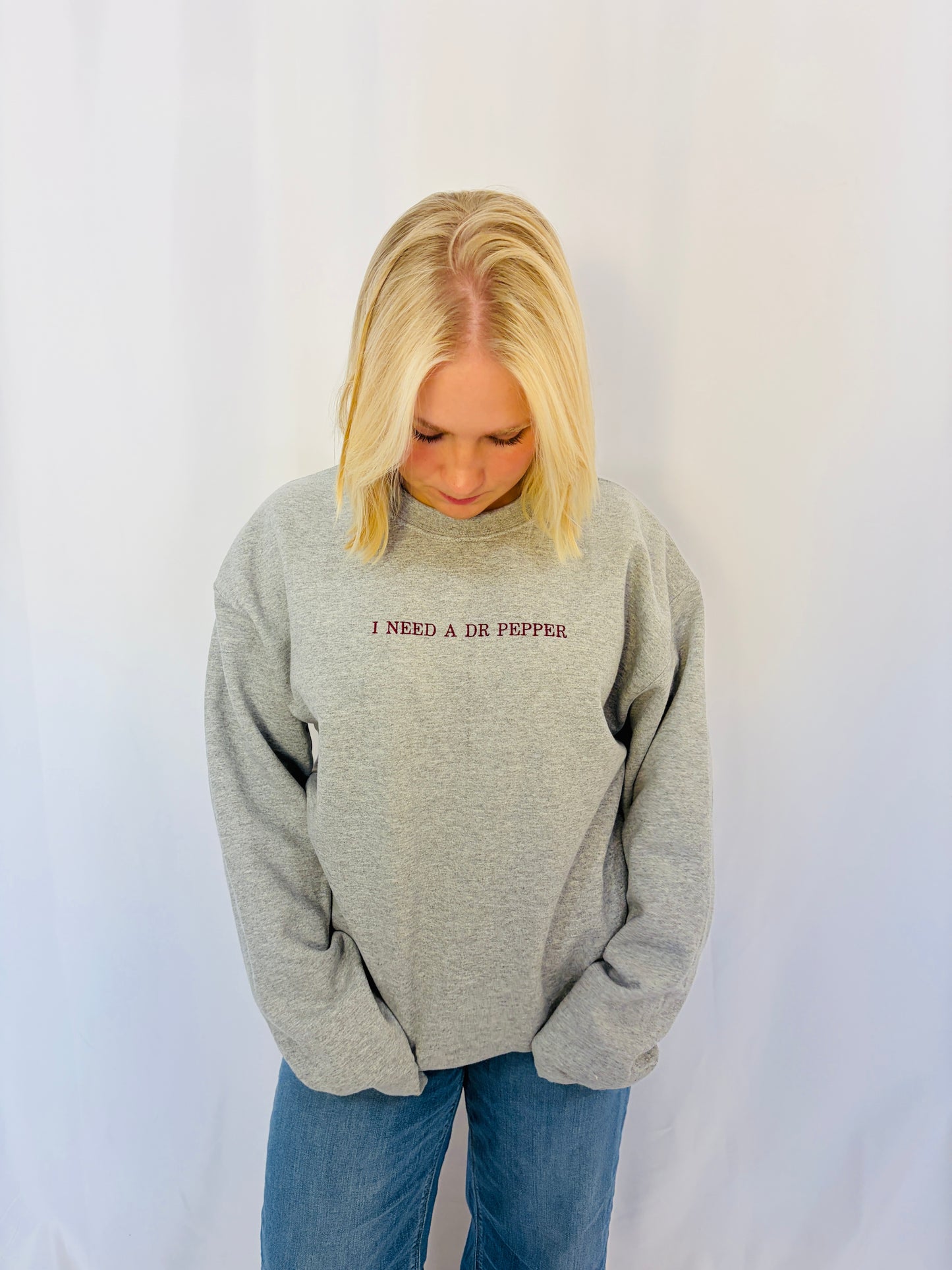 I need a dr pepper sweatshirt