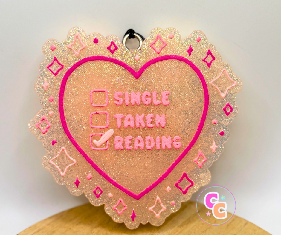 Single, Taken, Reading Freshie | Car Air Freshener