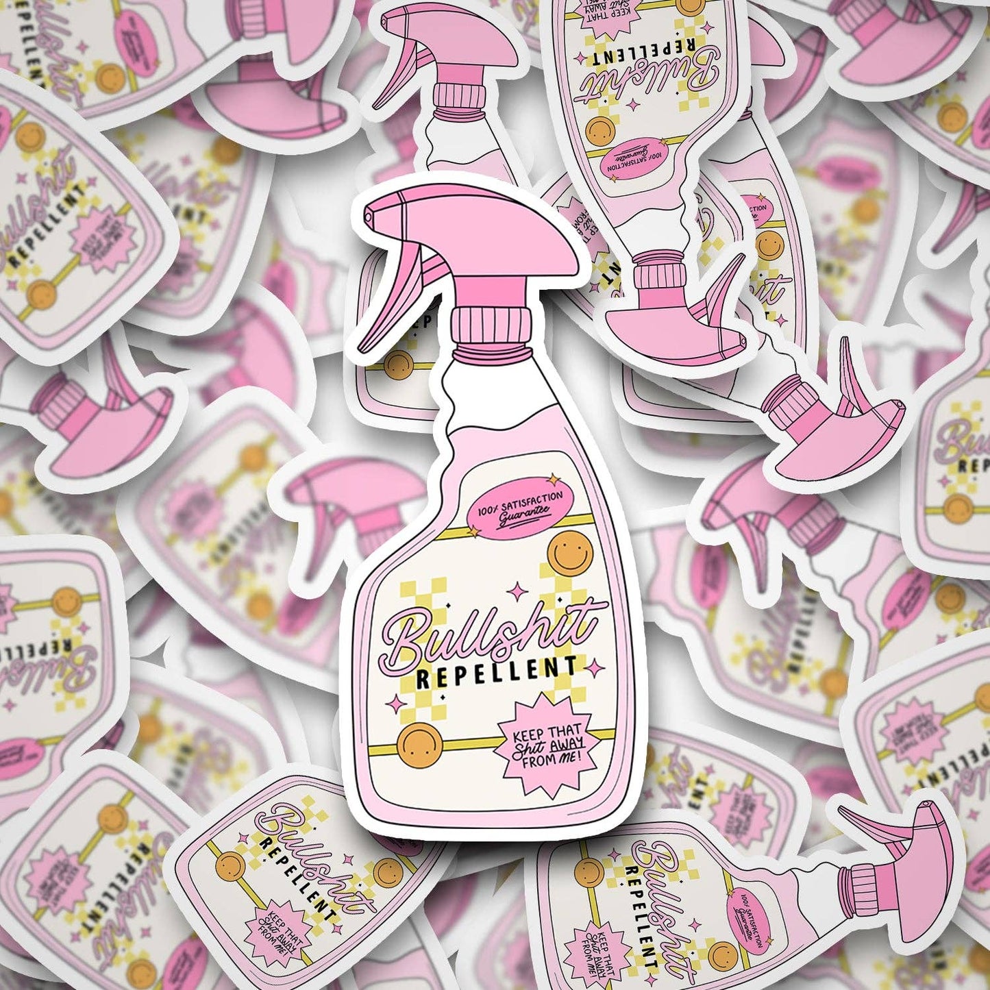 Vinyl Decal Bull Repellent Spray