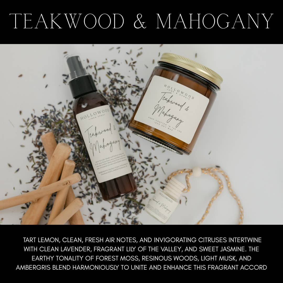 TEAKWOOD & MAHOGANY | MEN'S COLLECTION | LINEN SPRAY