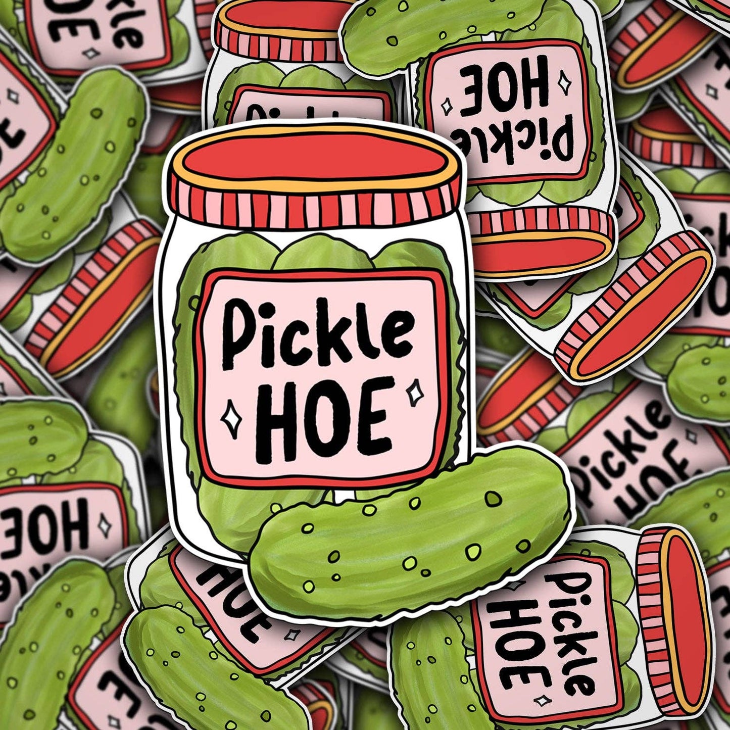Vinyl Decal Pickle Hoe
