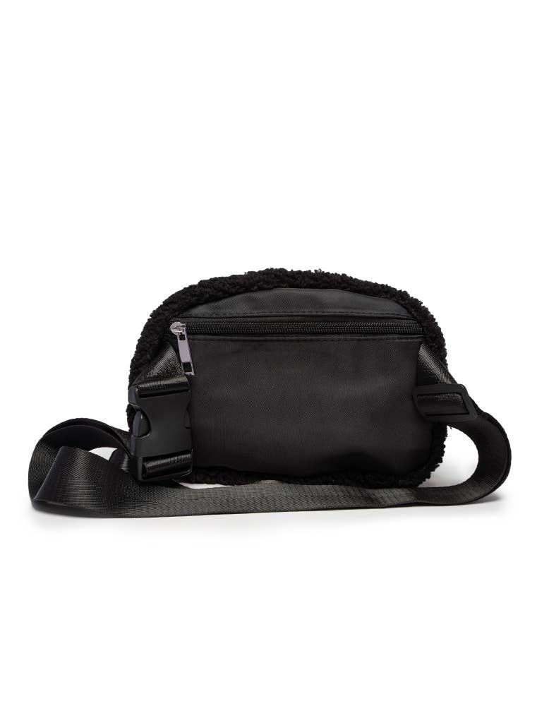 Spooky Spooky Skeleton Sherpa Belt Bag