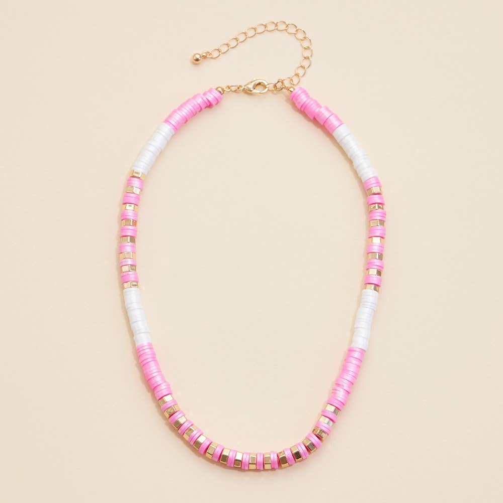 Beaded Basic Short Necklace
