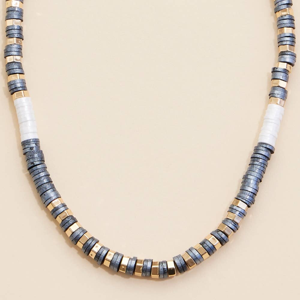 Beaded Basic Short Necklace