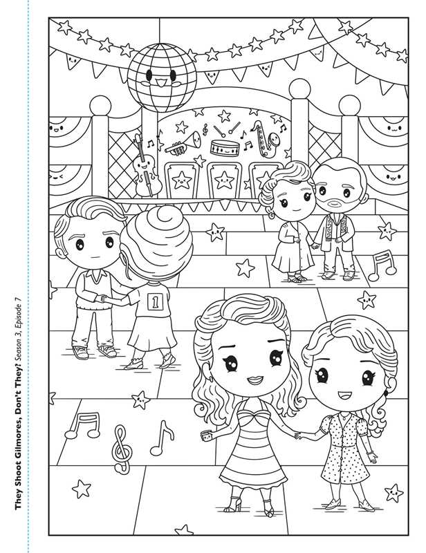Gilmore Girls Kawaii Coloring by